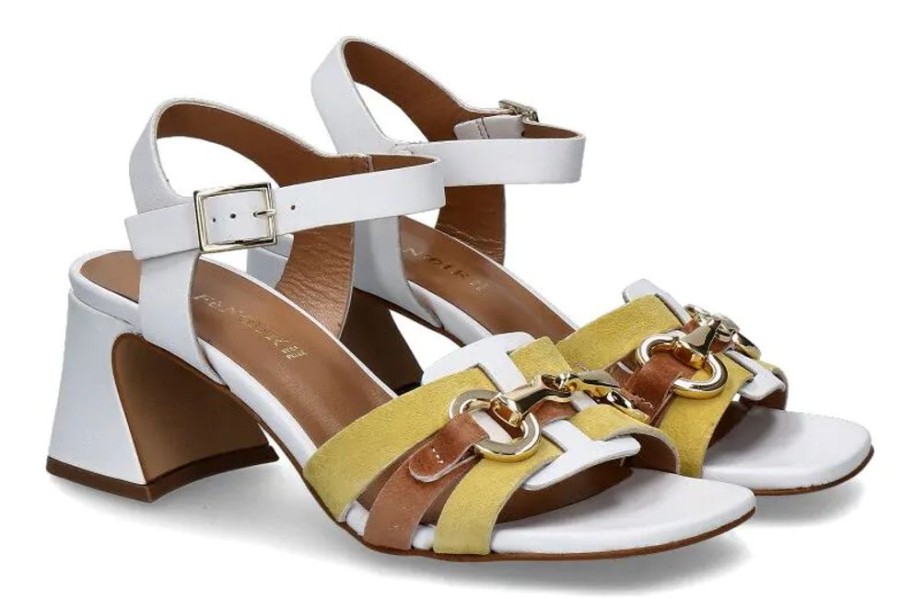 Damen CAFEu00e8NOIR Sandalen | Cafu00E8 Noir Sandale Nappa Multi Bianco