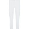 Damen Cambio Hosen | Cambio Hose Ros Summer Cropped -Pure White