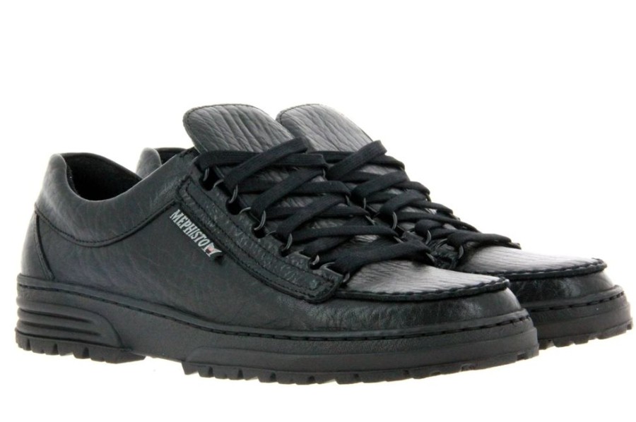 Herren Mephisto Schnurer | Mephisto Schnu00Fcrschuh Cruiser Mamouth Black (42)