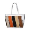 Damen Carol J. Taschen | Gianni Notaro Shopper 562 Bianco Multicolor