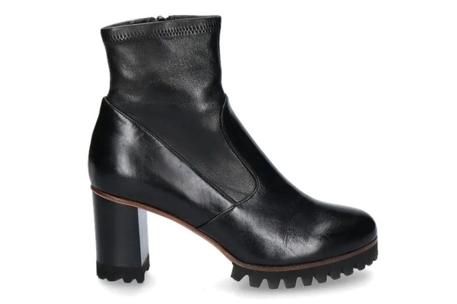 Damen Truman's Stiefeletten | Truman'S Stiefelette Vitello Nero Nappa Stretch (37U00Bd)