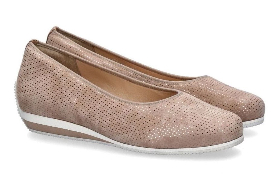 Damen Hassia Ballerinas | Hassia Slipper Sanremo H Pointmetal Rose (38U00Bd)