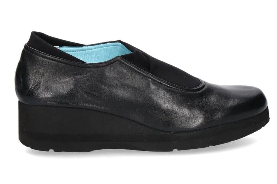 Damen Thierry Rabotin Keilschuhe | Thierry Rabotin Keilslipper Dharma Nappa Nero (42)