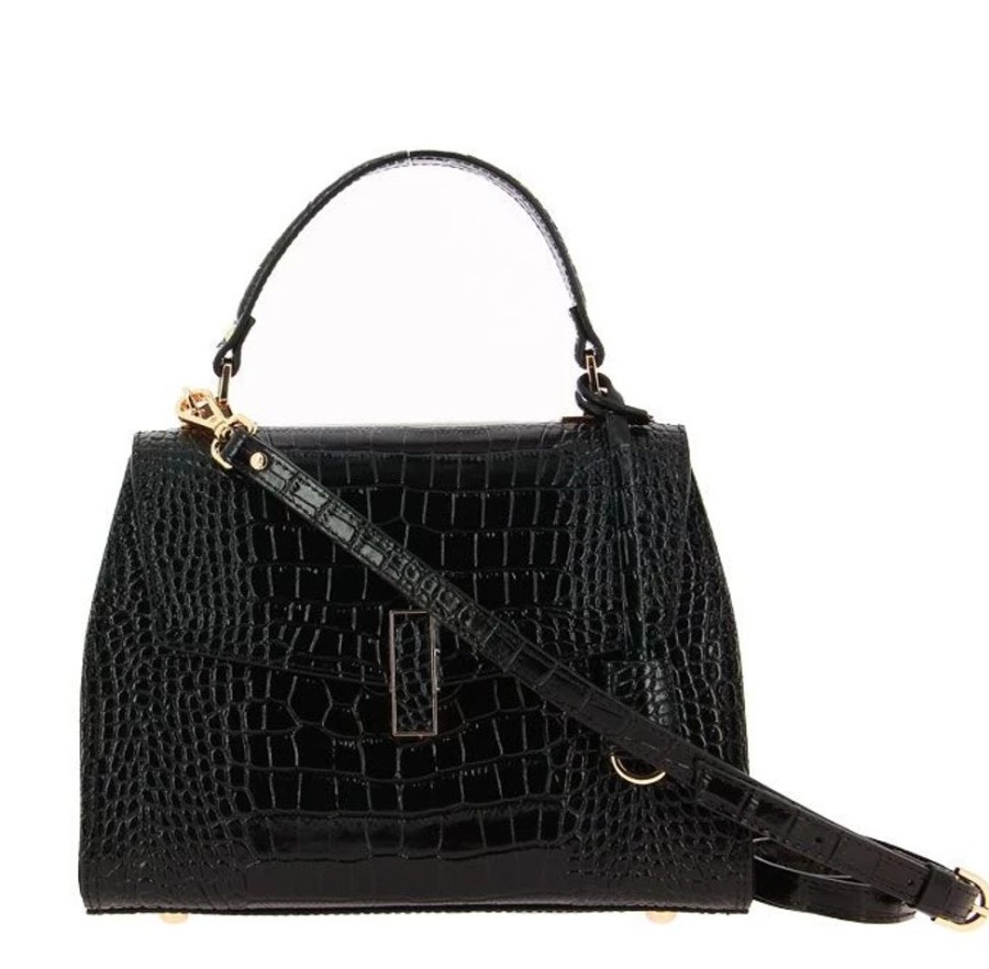 Damen Carol J. Taschen | Carol J. Tasche Vernice Cocco Nero