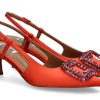 Damen Bibi Lou Sandalen | Bibi Lou Slingpumps Choco Orange