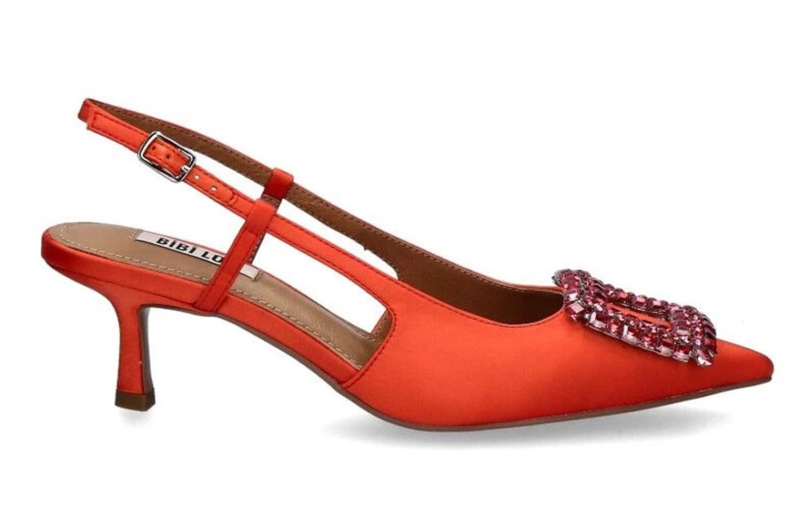 Damen Bibi Lou Sandalen | Bibi Lou Slingpumps Choco Orange