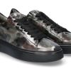 Damen Kennel und Schmenger Sneaker | Kennel & Schmenger Sneaker Camouflage Nappa Sage Schwarz