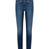 Damen Cambio Jeans | Cambio Jeans Piper Superstretch Denim -Dark Modern Used