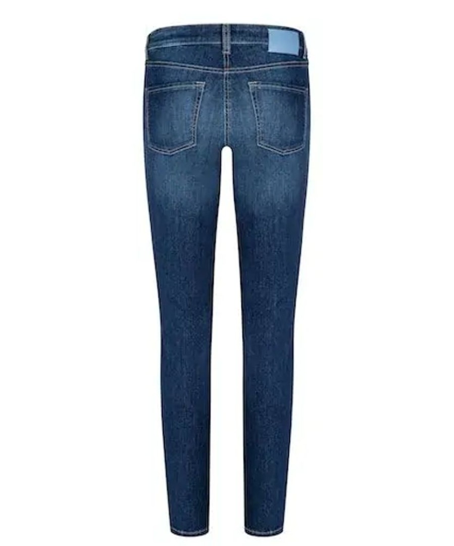 Damen Cambio Jeans | Cambio Jeans Piper Superstretch Denim -Dark Modern Used