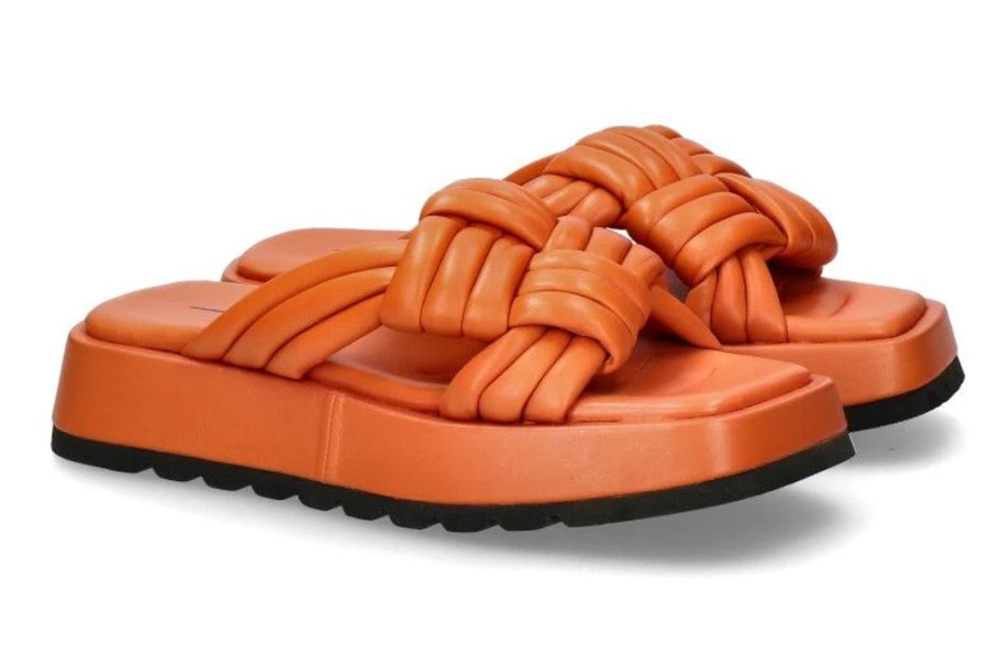 Damen 181 Pantoletten | 181 Tahiti Pantolette Nappa Arancio