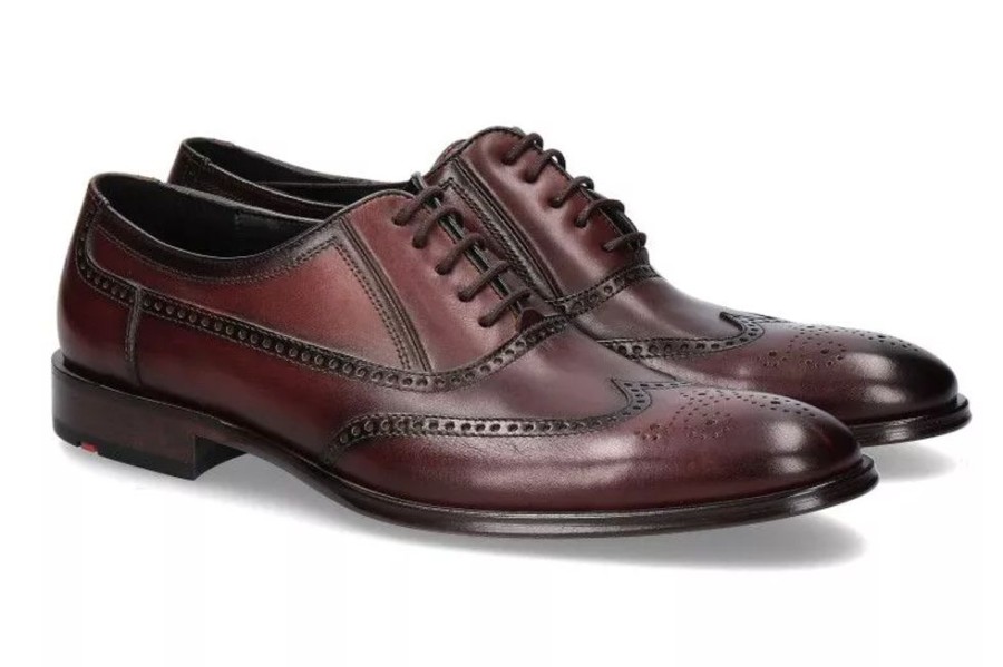 Herren Lloyd Schnurer | Lloyd Schnu00Fcrer Leander Umbria Calf Bordo (41)