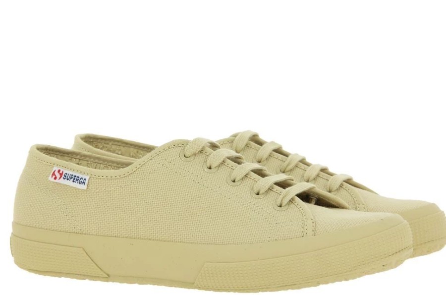 Damen Superga Schnurschuhe | Superga Sneaker 2725 Beige Nude