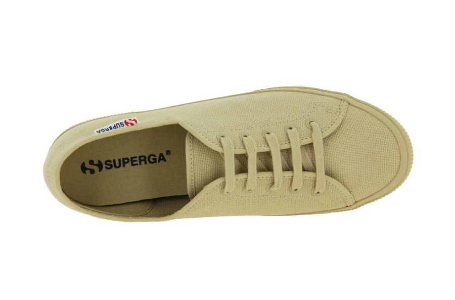 Damen Superga Schnurschuhe | Superga Sneaker 2725 Beige Nude