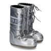 Damen Moon Boot Warmfutter | Moon Boot Snowboot Icon Glitter- Silber