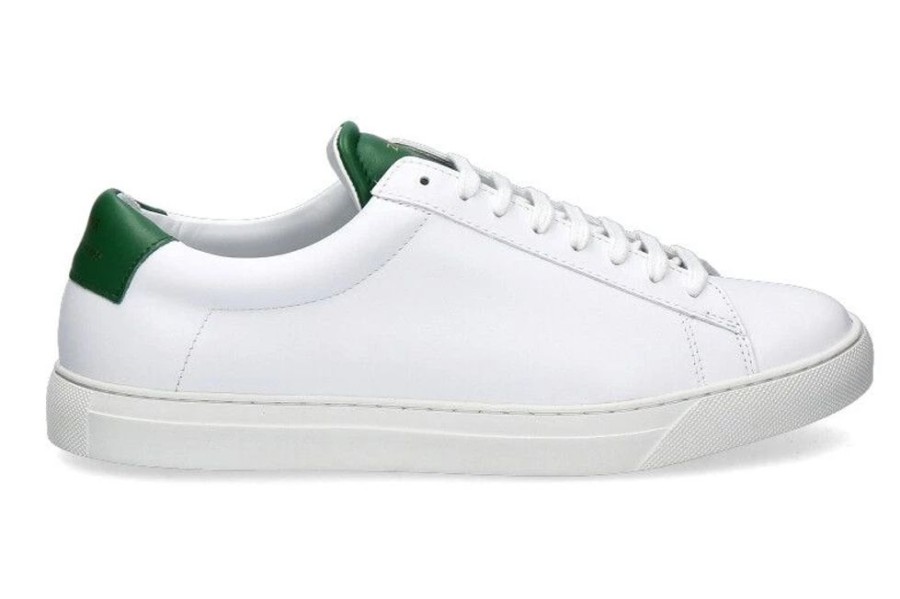 Herren Zespa Sneakers | Zespa Sneaker Apla Nappa White Green