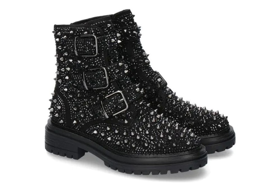 Damen Bibi Lou Booties | Bibi Lou Boots Penza Studs- Schwarz