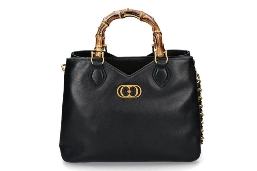 Damen La Carrie Taschen | La Carrie Henkeltasche Transition Bellows Leather Suede Black