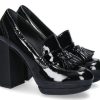 Damen Hogan Plateauschuhe | Hogan Trotteur Lack Nero (36)