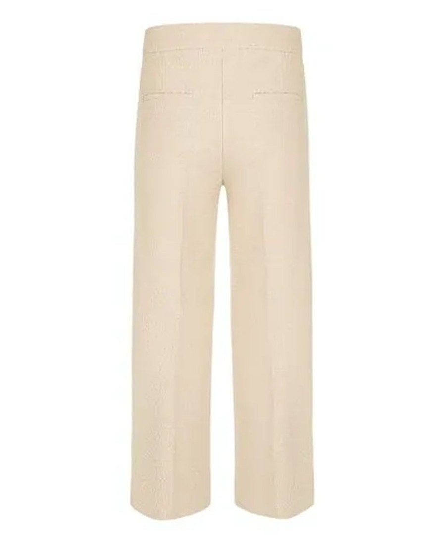 Damen Cambio Hosen | Cambio Hose Cameron Frontpocket French Tweed -Light Frozen Sand