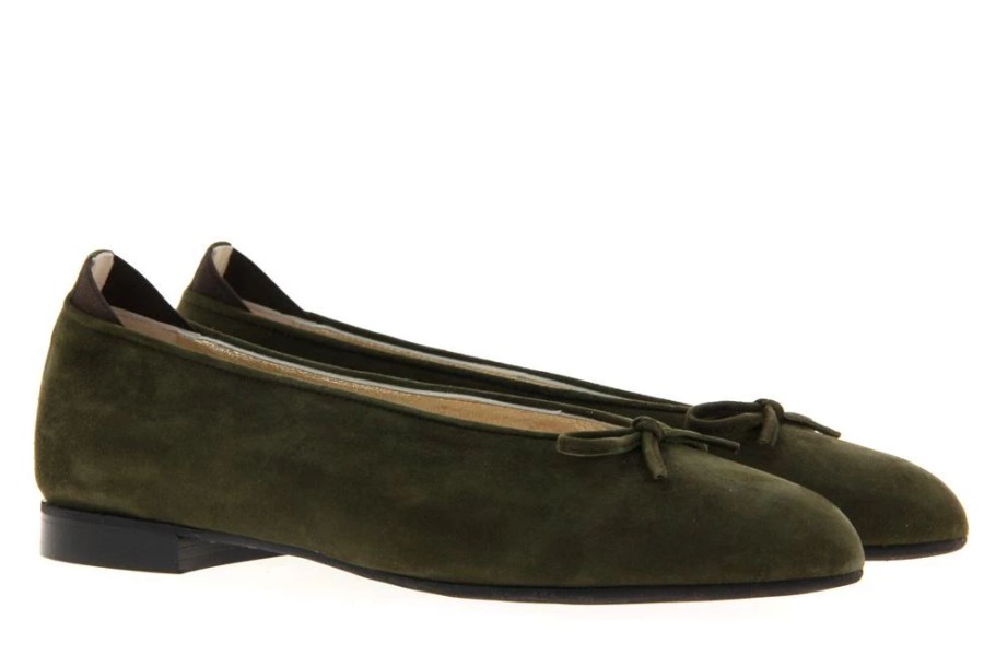 Damen ScarpaRossa Ballerinas | Scarparossa Ballerina Camoscio Muschio (40U00Bd)