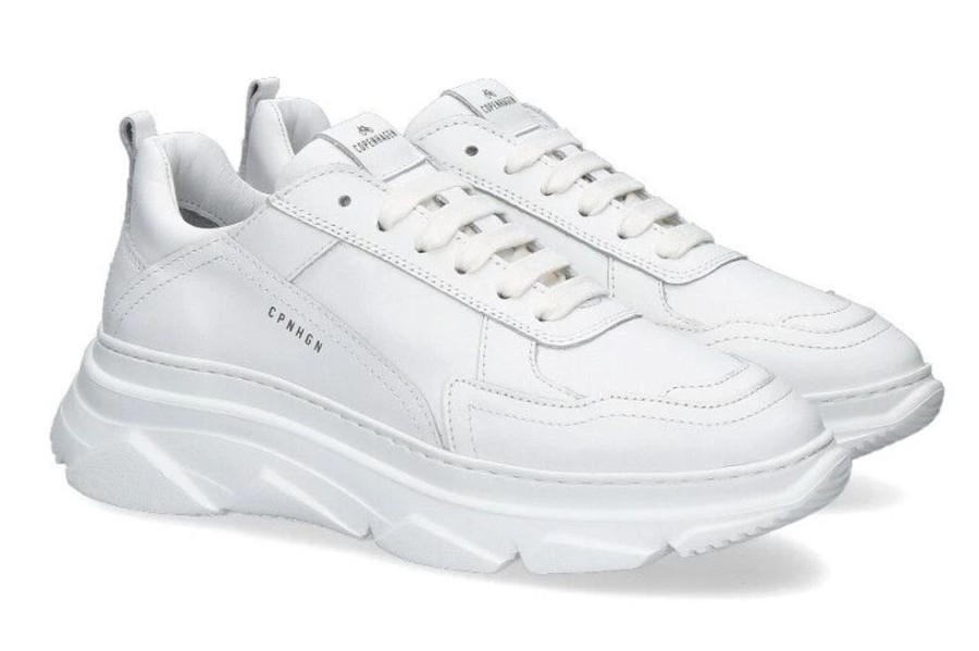 Damen Copenhagen Plateauschuhe | Copenhagen Sneaker Vitello White (39)