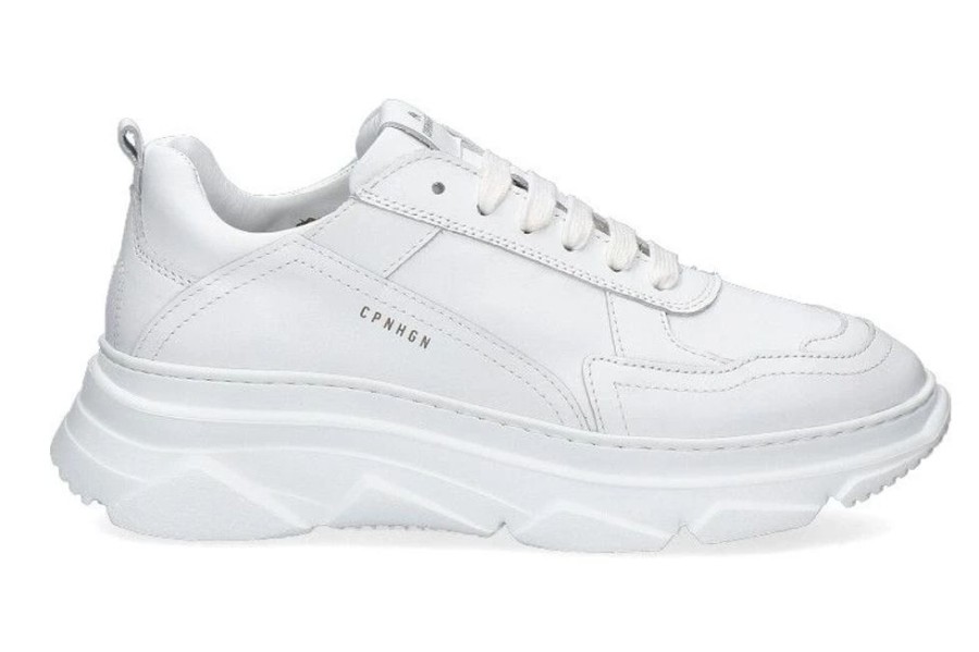 Damen Copenhagen Plateauschuhe | Copenhagen Sneaker Vitello White (39)