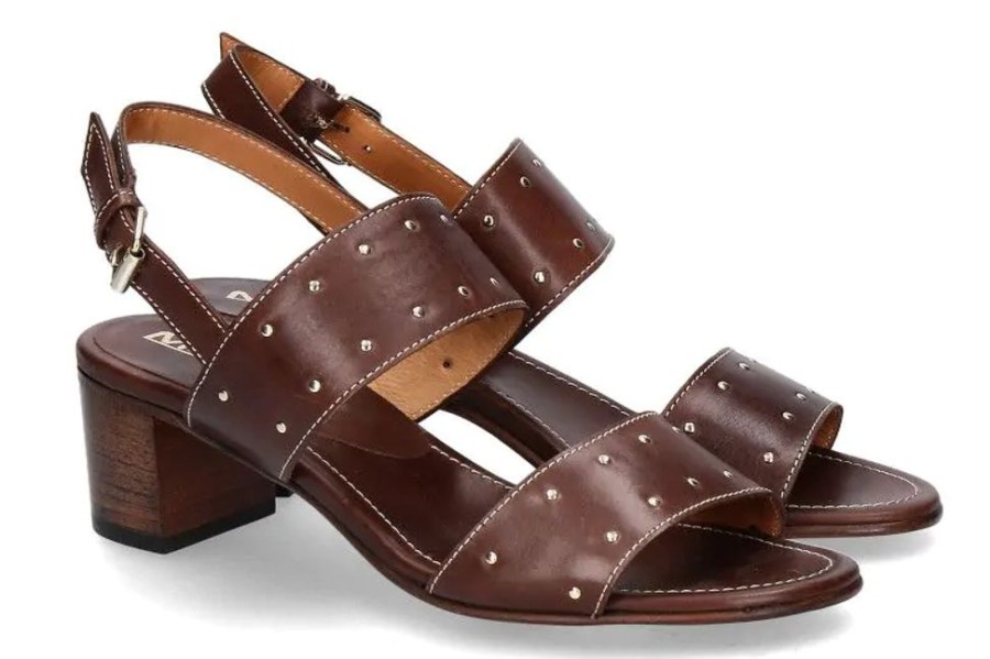 Damen Maretto Sandalen | Maretto Sandalette Leather Marron (38)