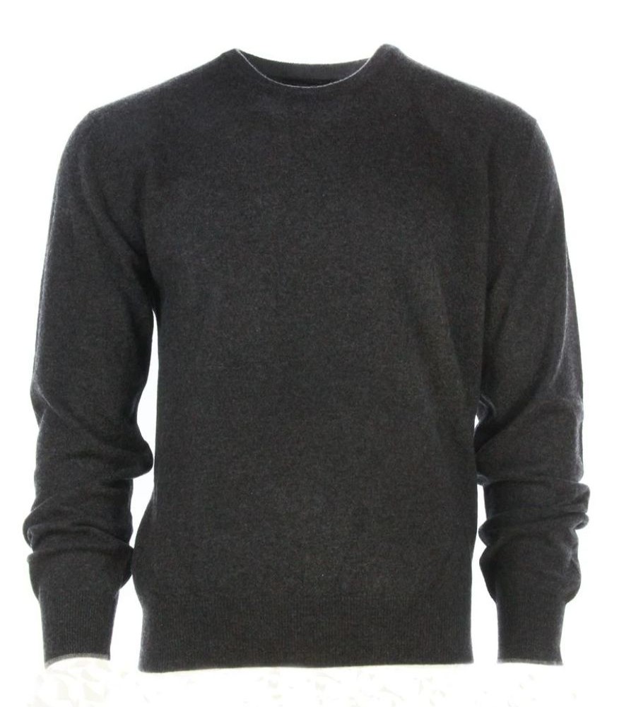 Herren Buxton Street Pullover | Buxton Street Pullover Cashmere Dark Grey (48)