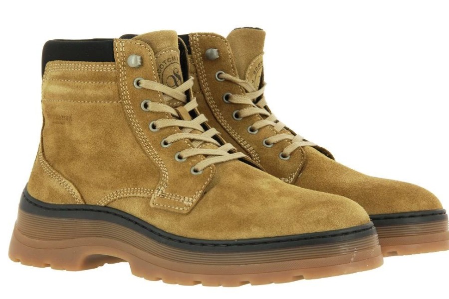 Herren Scotch & Soda Warmgefuttert | Scotch & Soda Boots Gefu00Fcttert Maffei Sand Black