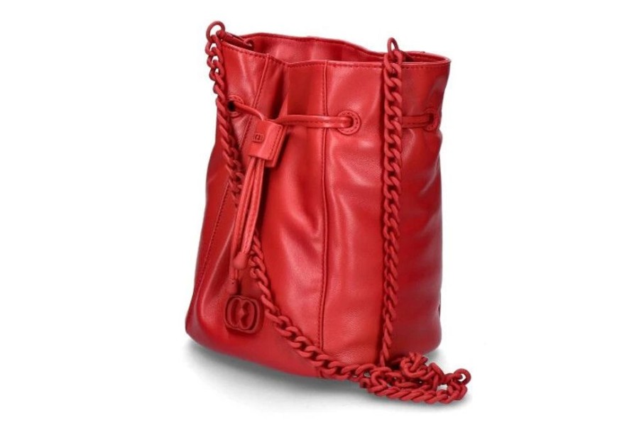 Damen La Carrie Taschen | La Carrie Beuteltasche Deccan Ginger Leather Red