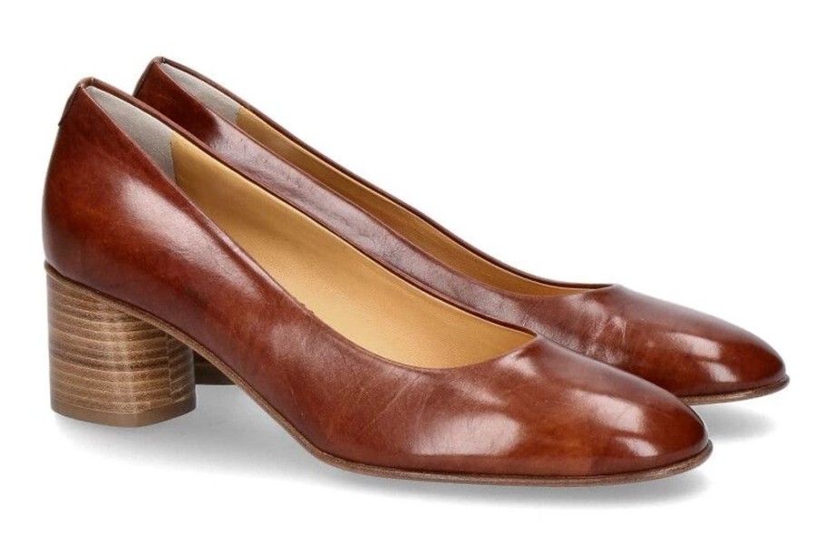 Damen Truman's Pumps | Truman'S Pumps Vitello Tigre Tacco Cuoio (40)