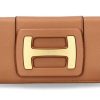 Damen Hogan Geldb?Rsen | Hogan Portemonnaie Continental Zip Around Cognac