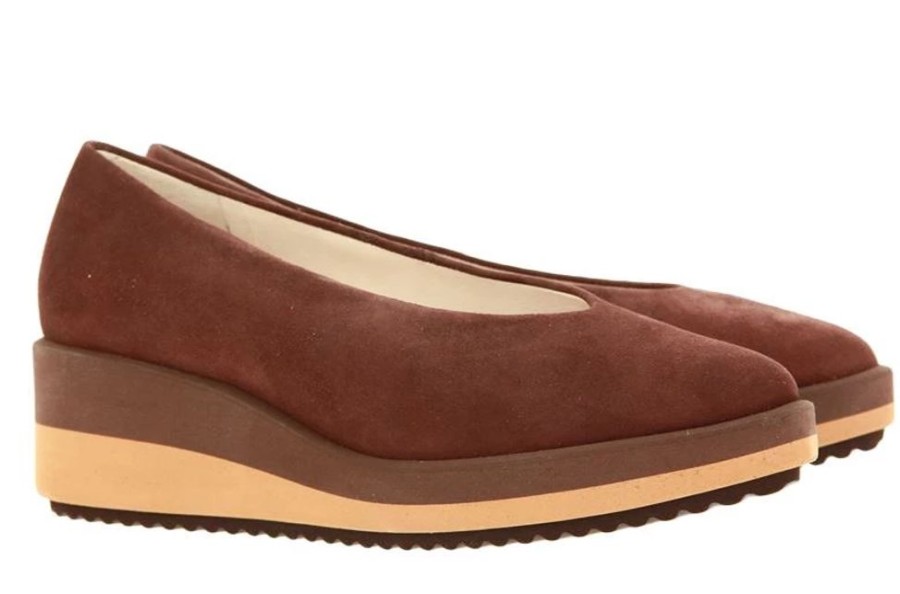 Damen Gadea Keilschuhe | Gadea Slipper Ante Caoba (39)