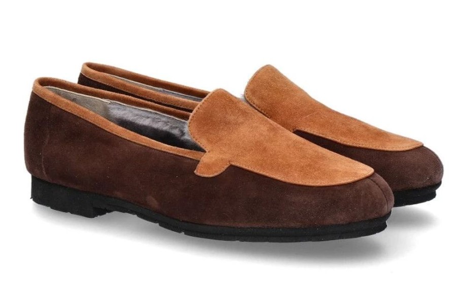 Damen Thierry Rabotin Warmfutter | Thierry Rabotin Slipper Gefu00Fcttert Bosco Brown Cognac