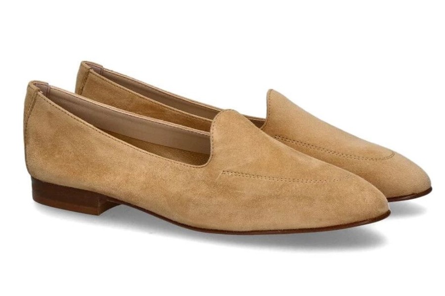 Damen ScarpaRossa Slipper | Scarparossa Slipper Benito Camoscio Beige (41U00Bd)