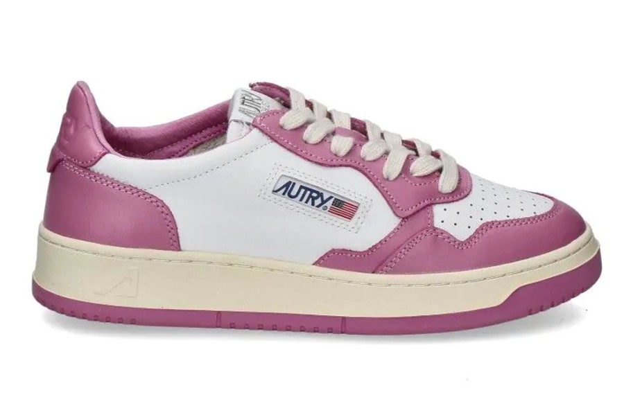 Damen Autry Sneaker | Autry Damen- Sneaker Medalist Wb29 Wht/Mauve- Pink