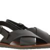 Herren Emozioni Offene Schuhe | Emozioni Sandale Leather Dark Brown