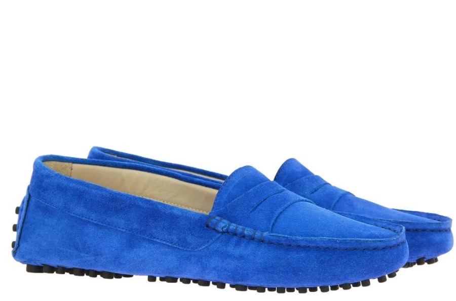 Damen ScarpaRossa Mokassin | Scarparossa Slipper Gomma Elettrico Blue