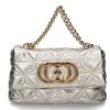 Damen La Carrie Taschen | La Carrie Umhu00E4Ngetasche Shiny Stephy Medium Leather Gold