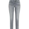 Damen Cambio Jeans | Cambio Jeans Parla Ancle Cut Easy Grey Medium