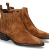 Damen Pedro Miralles Stiefeletten | Pedro Miralles Stiefelette Velour Tabaco