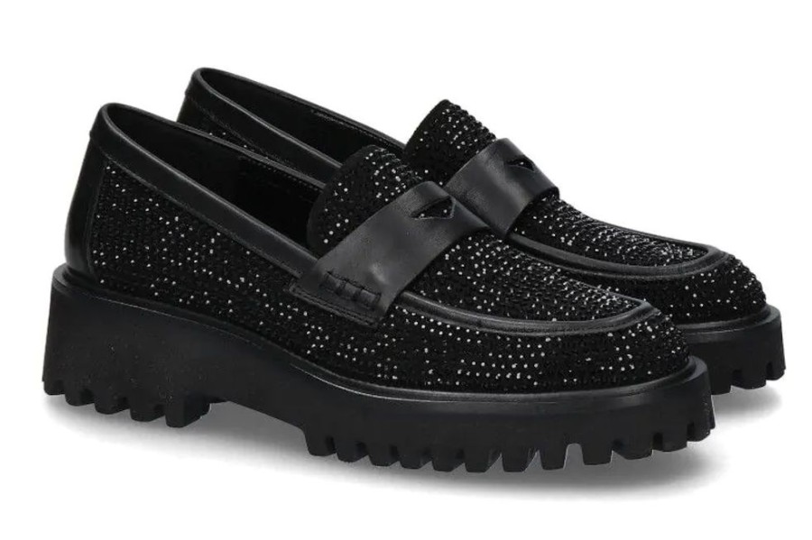 Damen Pedro Miralles Slipper | Pedro Miralles Slipper Seta Montana Negro