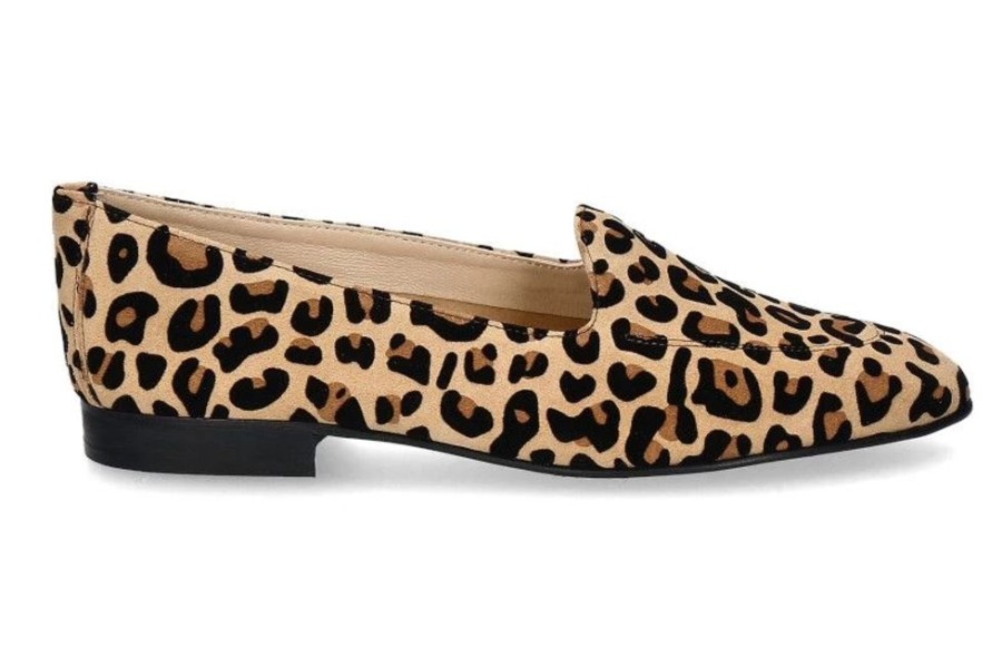 Damen ScarpaRossa Slipper | Scarparossa Slipper Benito Leopardino Beige Nero