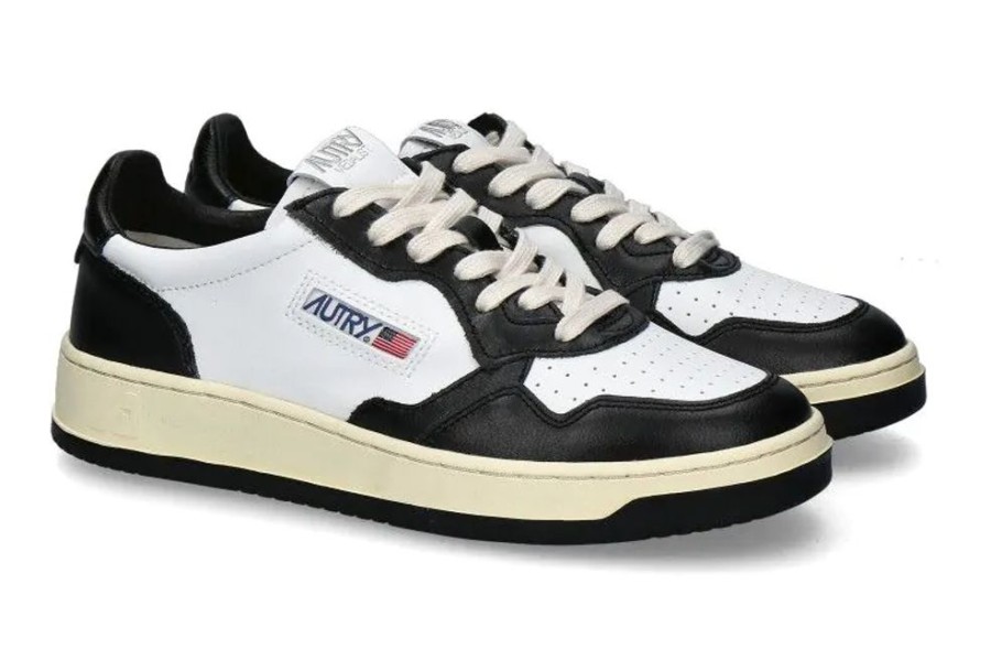 Herren Autry Sneakers | Autry Herren-Sneaker Wb01 Medalist- Weiss/ Schwarz