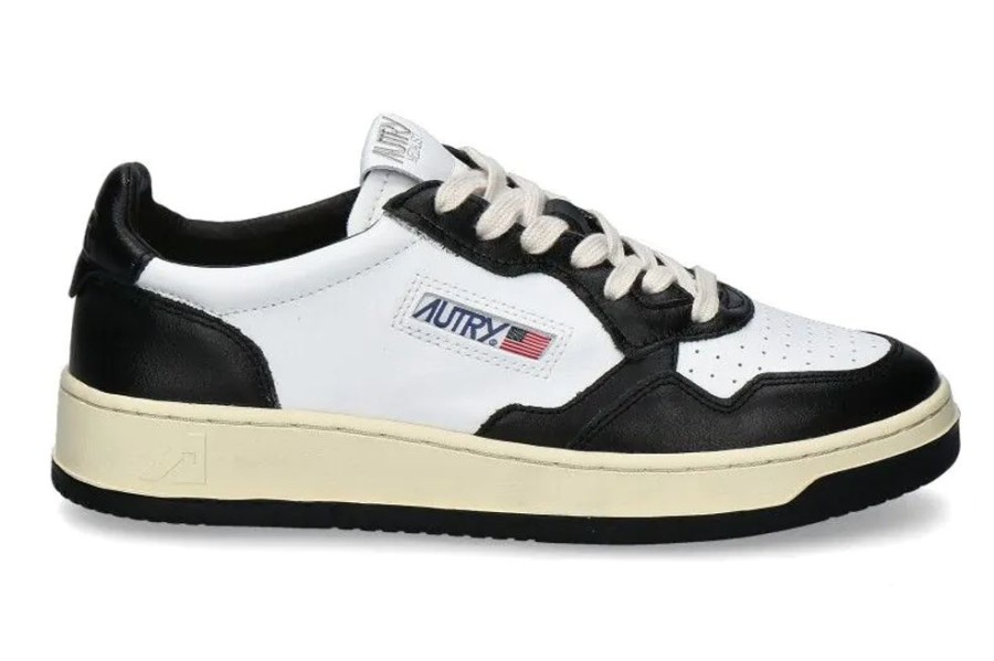 Herren Autry Sneakers | Autry Herren-Sneaker Wb01 Medalist- Weiss/ Schwarz