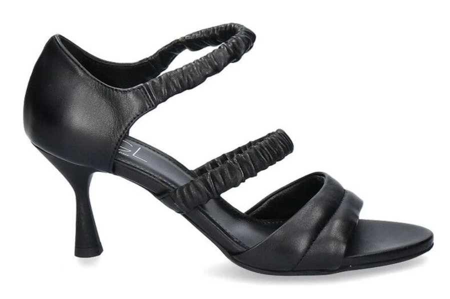 Damen AGL Attilio Giusti Leombruni Sandalen | Attilio Giusti Leombruni Sandalette Nappa Nero