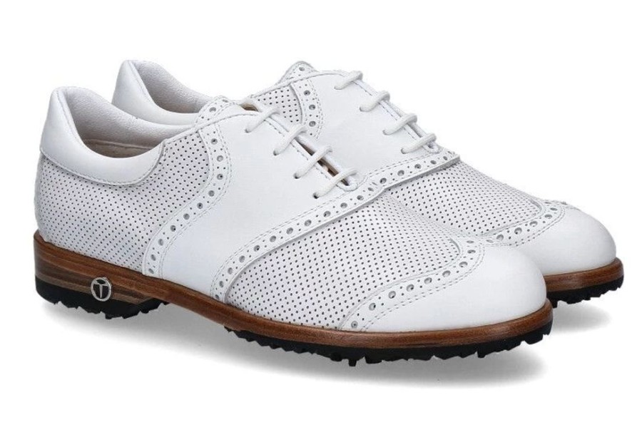 Damen Tee Golf Shoes Golfschuhe | Tee Golf Shoes Damen- Golfschuh Susy Vitello Bianco (41)