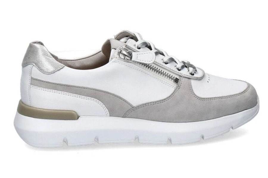 Damen Hassia Sneaker | Hassia Sneaker Boreaux H-Weite Weiss Cloud