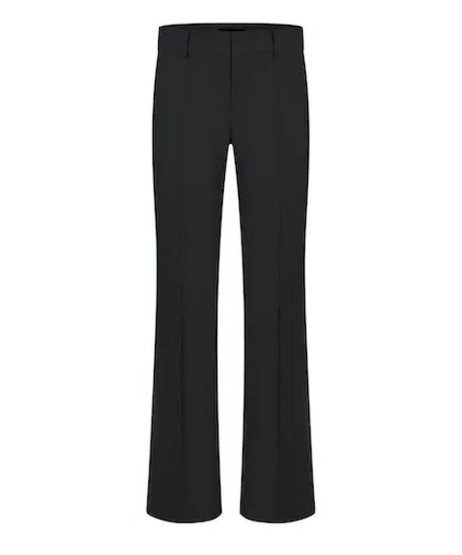 Damen Cambio Hosen | Cambio Hose Farah Wool Substitute Double -Black