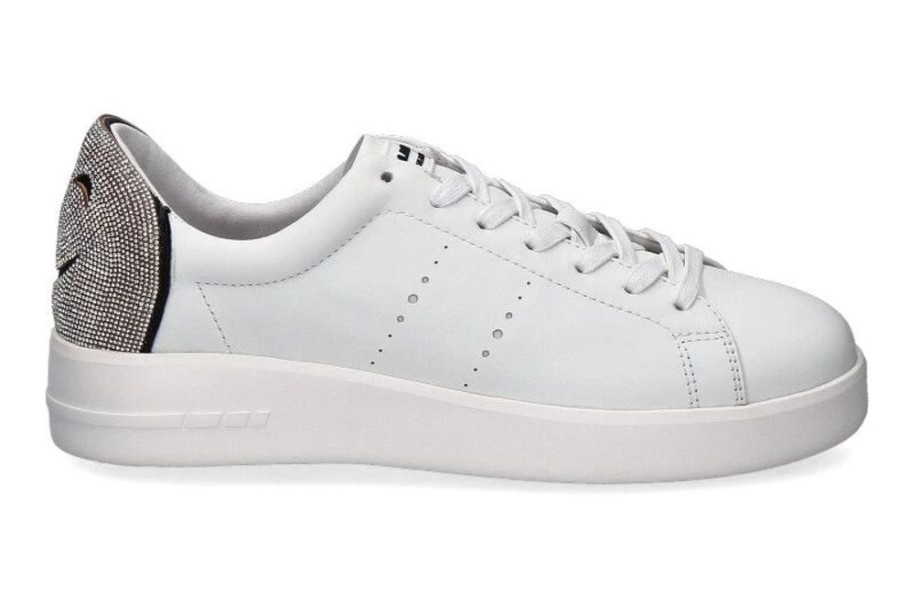 Damen Lola Cruz Sneaker | Lola Cruz Sneaker Nappa Bianco Silver